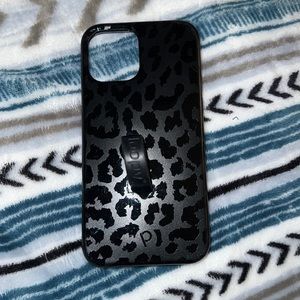 Loopy iPhone 12 case Midnight Leopard